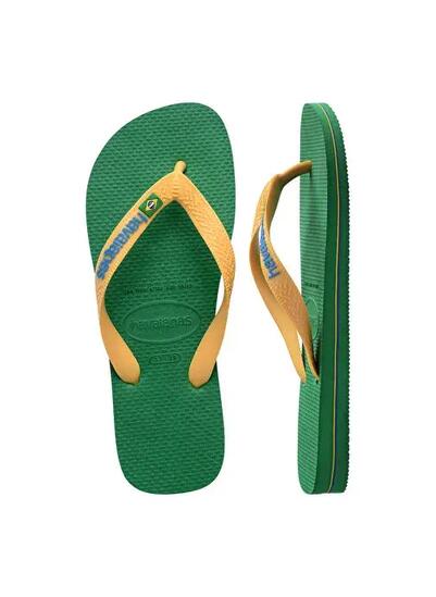 Infradito Havaianas Modello Brasil Logo Colore Verde