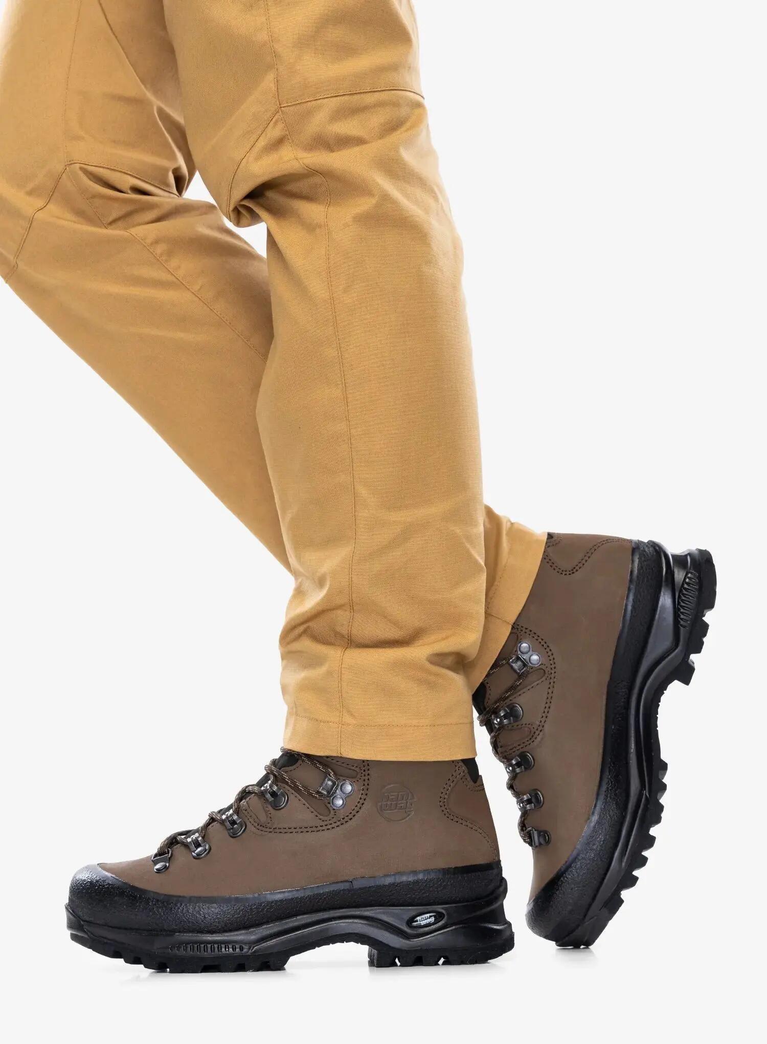 Hanwag Damen Yukon LL Lady Wanderschuh Echtleder in braun 2/7