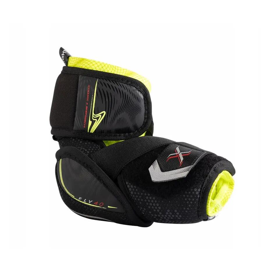BAUER Vapor FLY40 Junior negri pentru copii apărători de coate pentru hochei 2/6