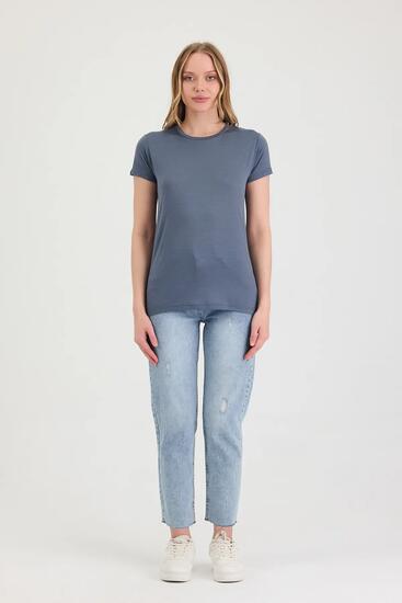 Pera - Koszulka damska (100% wełny Merino, 135gr) S, Szary