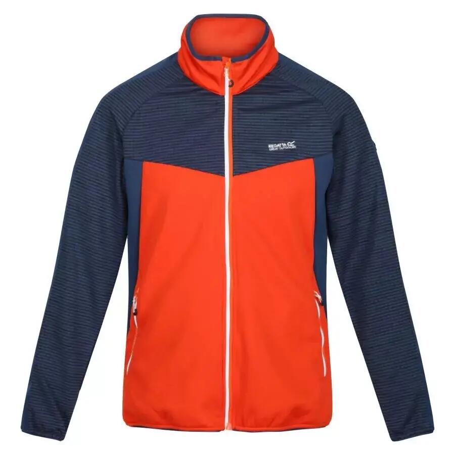 Herren-Sweatshirt Regatta Men Yare Vi Extol Stretch Softshell-Jacke Rusty Orange 3/7