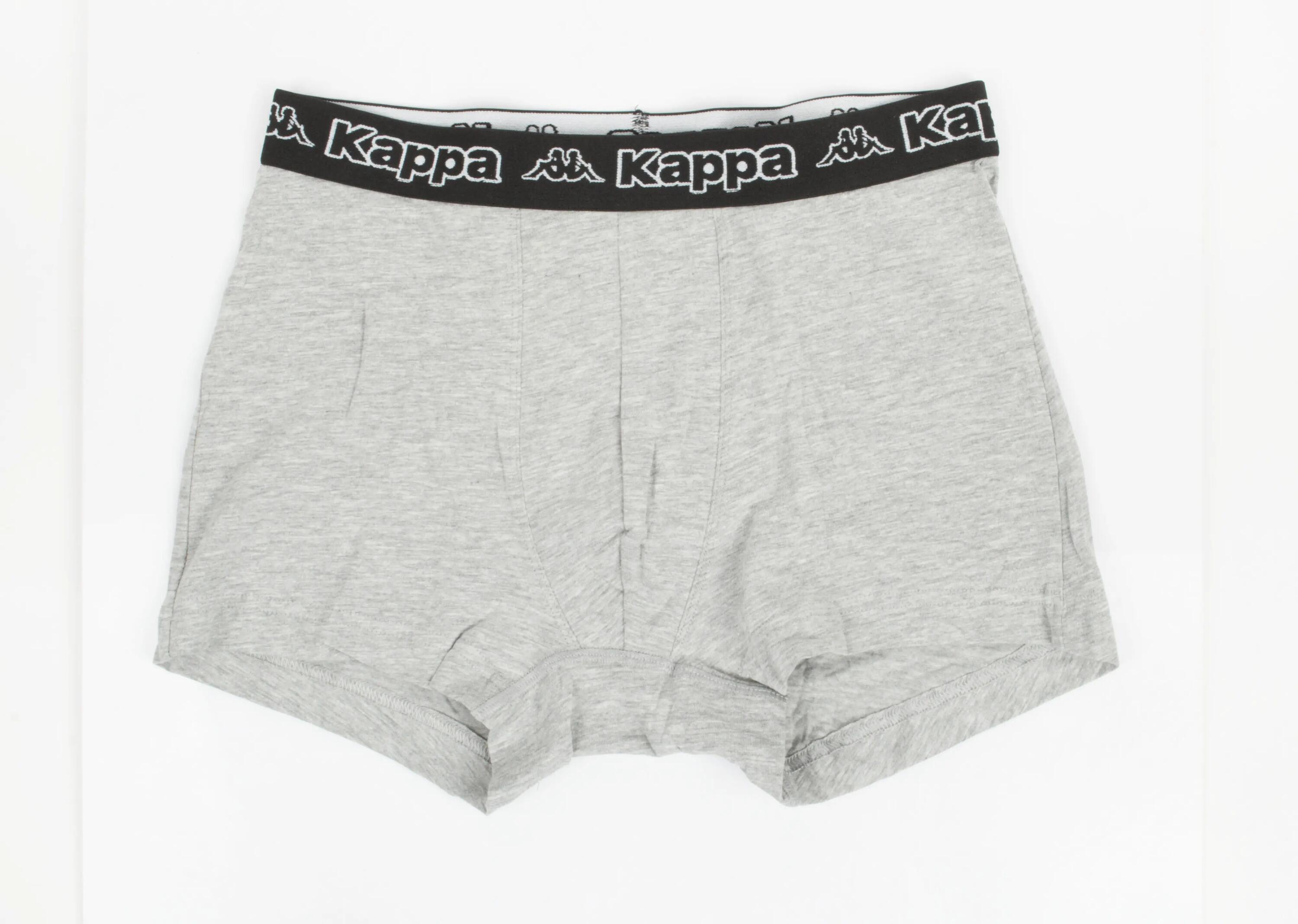 Boxershorts Kappa 2er-Pack Dunkelgrau-Hellgrau Dunkelgrau/Grau St. 3/5
