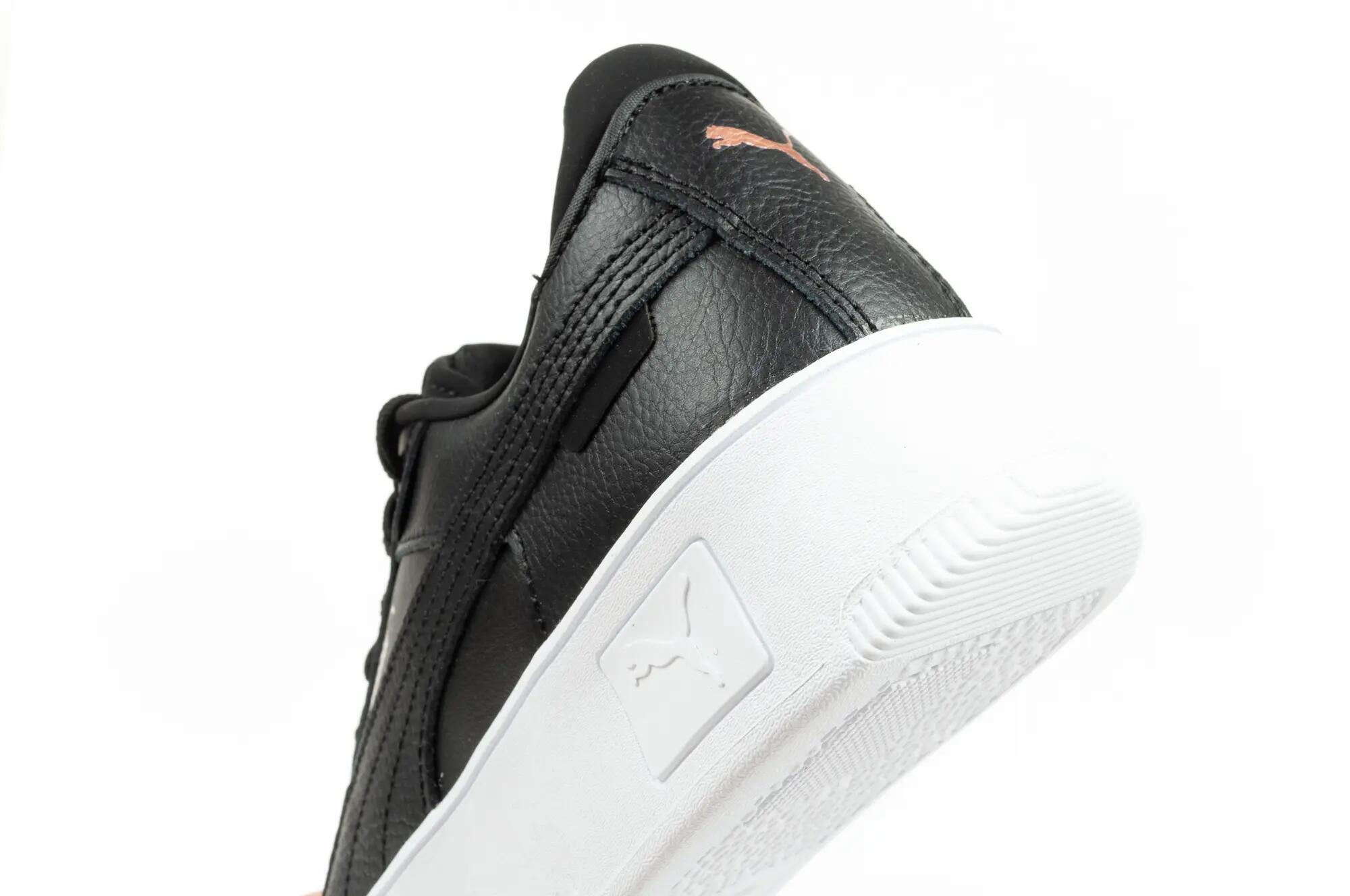 Dames Carina Street Leren Trainers (Zwart, Wit) 7/10