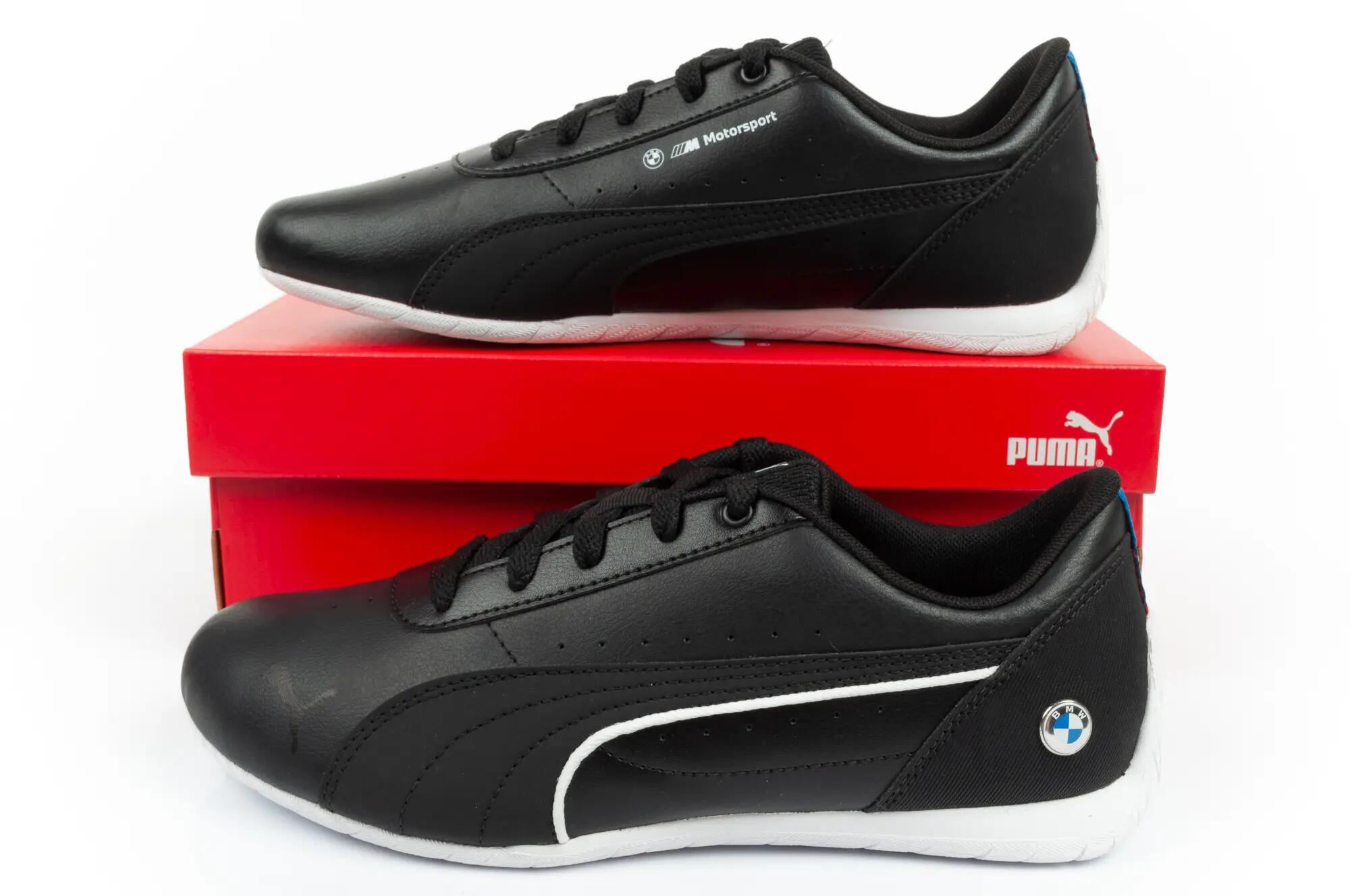 Zapatillas Deportivas de Cuero Motorsport Neo Diseño BMW para Hombre Negro 10/10