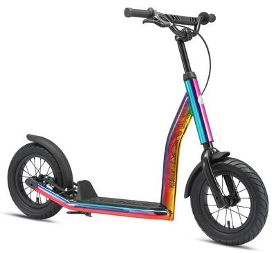 Step met grote wielen 12", voor kinderen van jaar, met luchtbanden, sport newgen