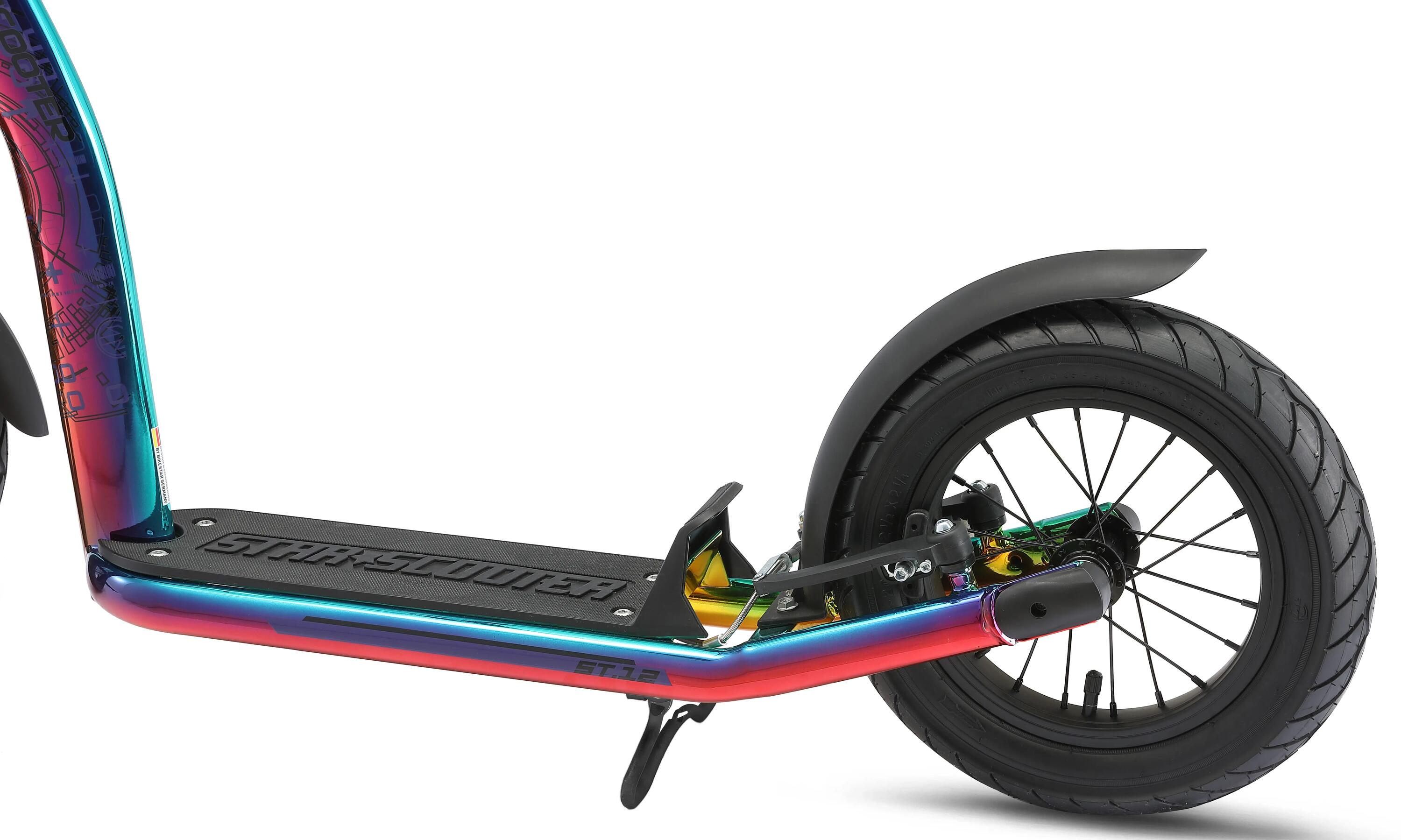 Trottinette grandes roues 12", pour enfants de 8 ans, pneus gonflables, NewGen 8/8