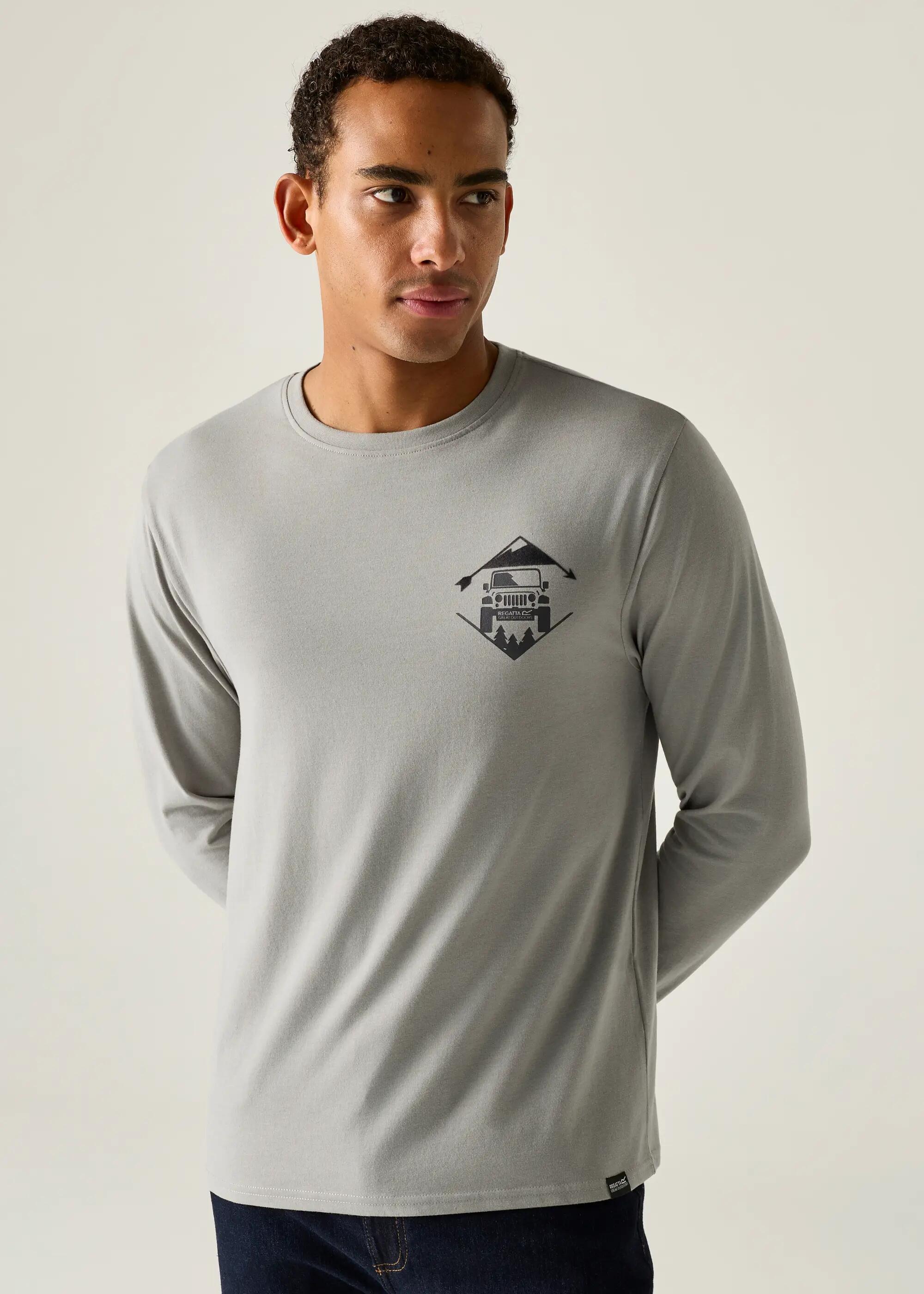 T-shirt à manches longues et col rond Maylow pour homme 5/5