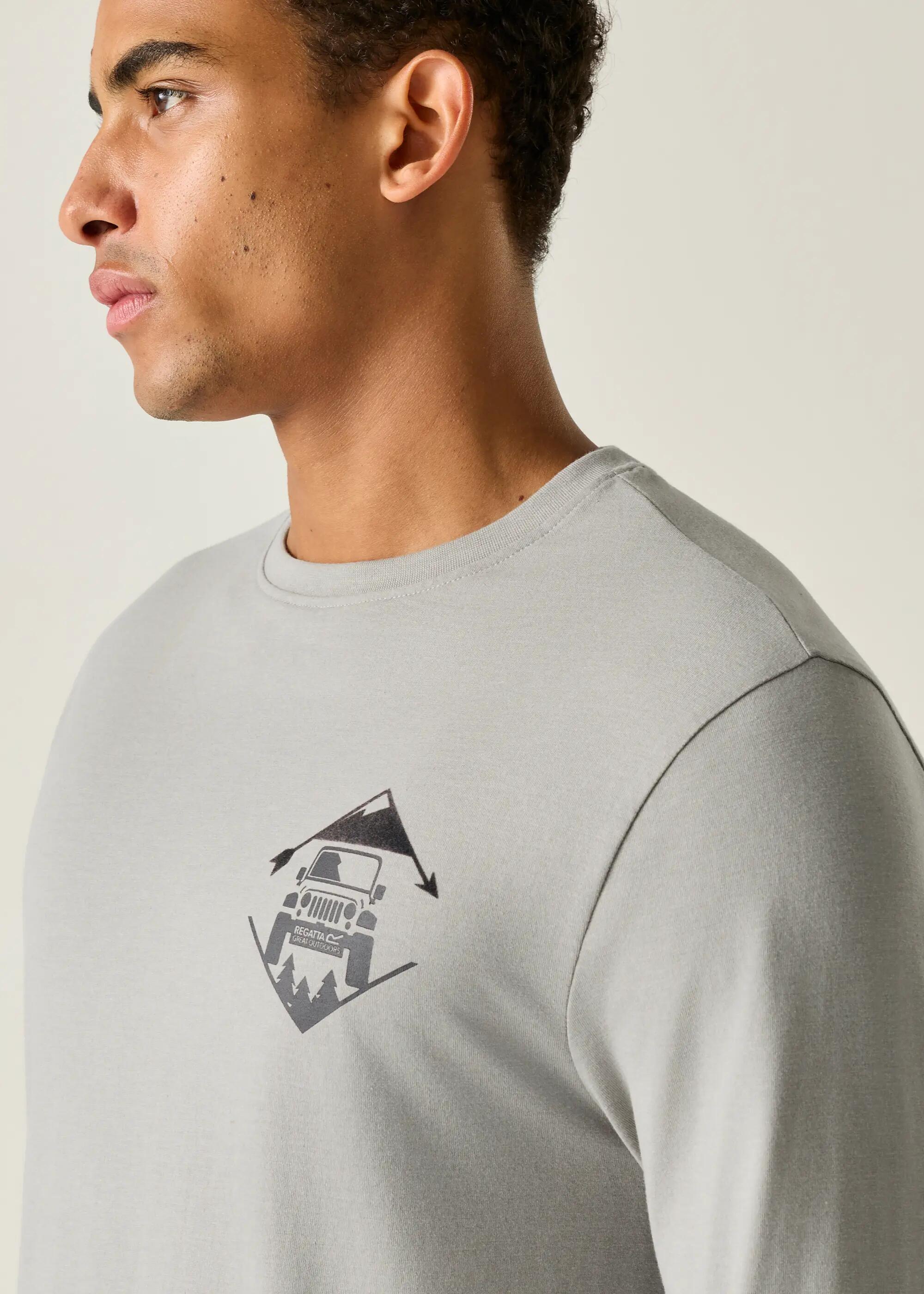 T-shirt à manches longues et col rond Maylow pour homme 4/5