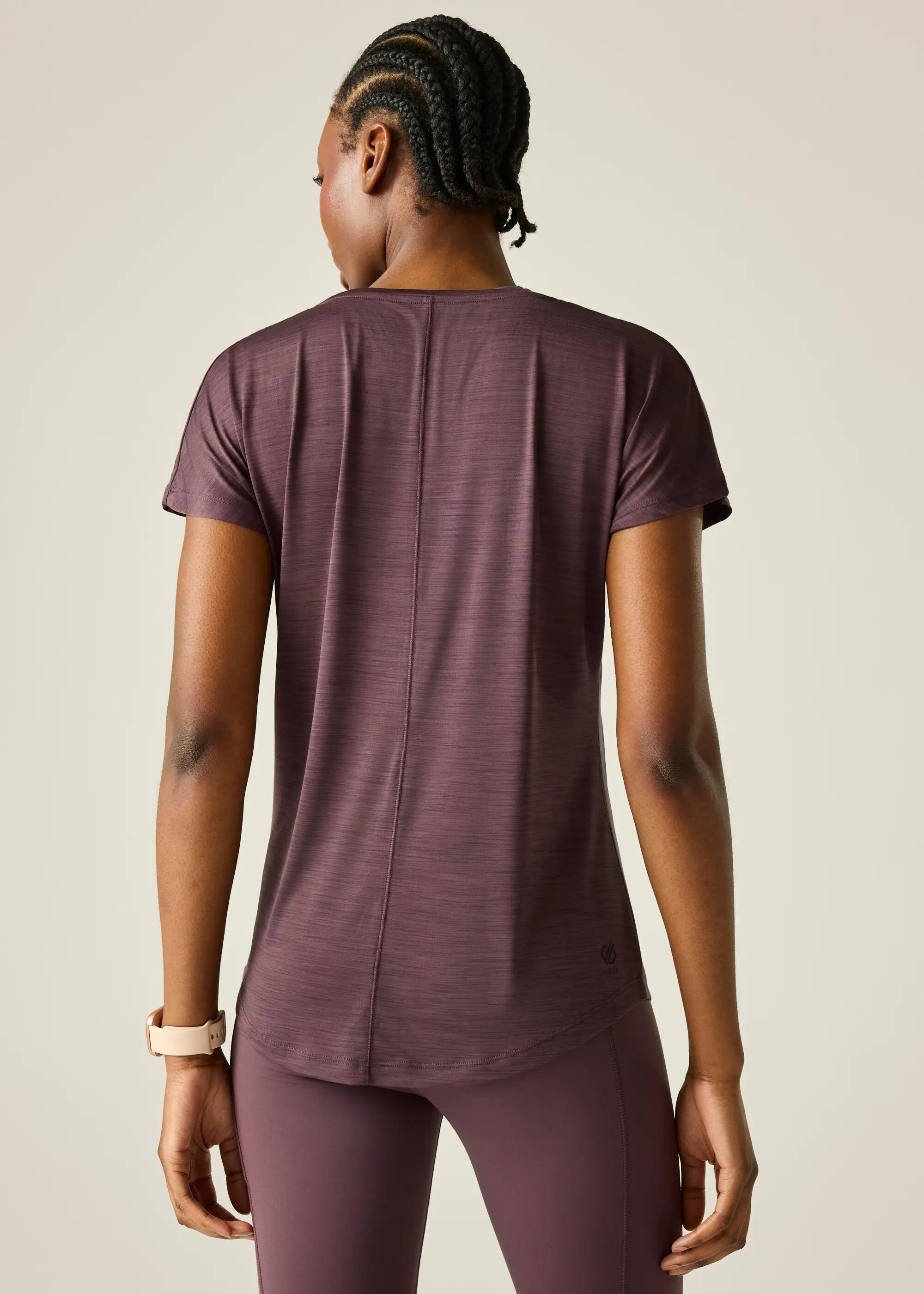 T-shirt Korte Mouwen Hiking Dames Ademend 2/5