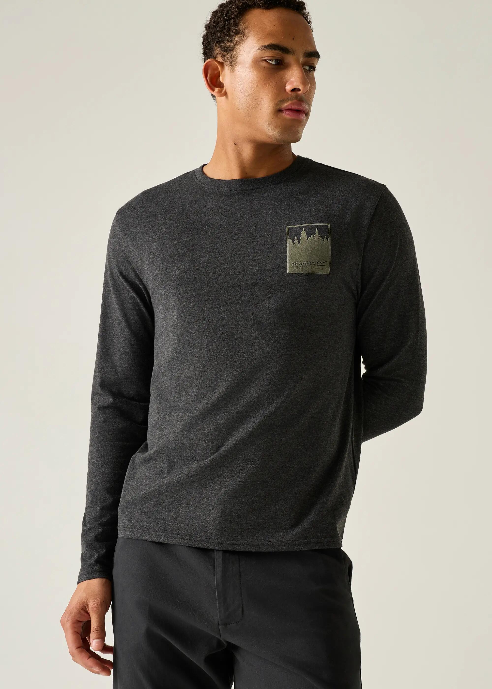 Camiseta de manga larga con cuello redondo Maylow para hombre 6/6