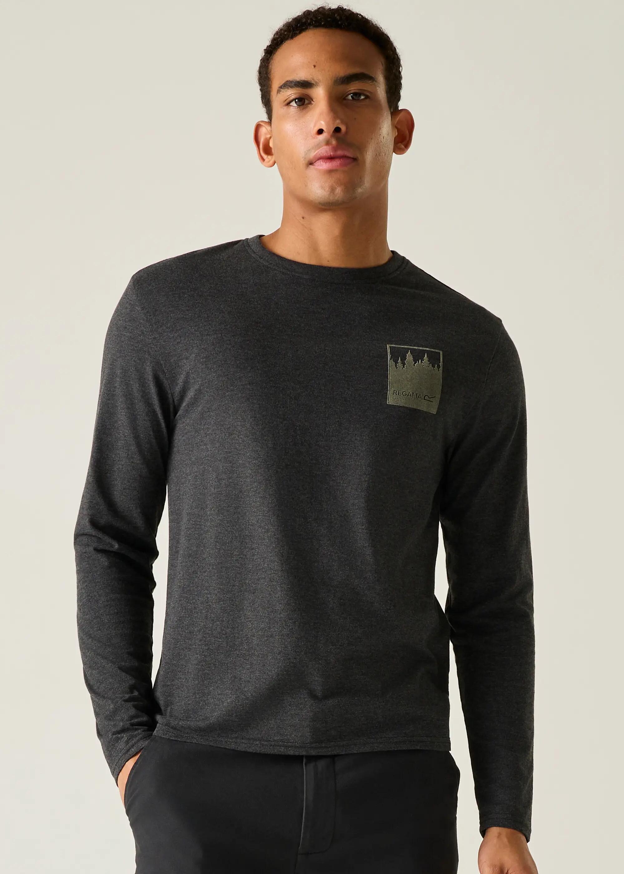 Camiseta de manga larga con cuello redondo Maylow para hombre 4/6