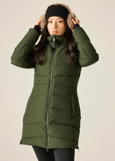 Dames Glacier Longline gevoerde jas