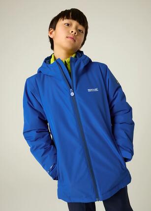 Veste Hurdle pour enfants, à capuche, imperméable, respirante et isolée