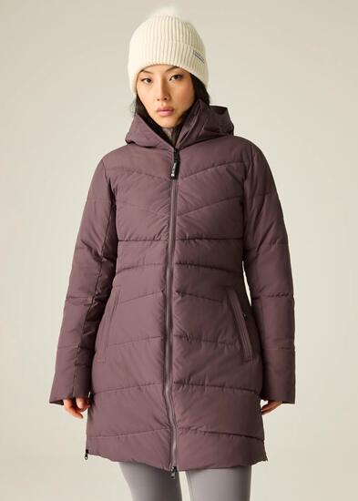 Dames Glacier Longline gevoerde jas