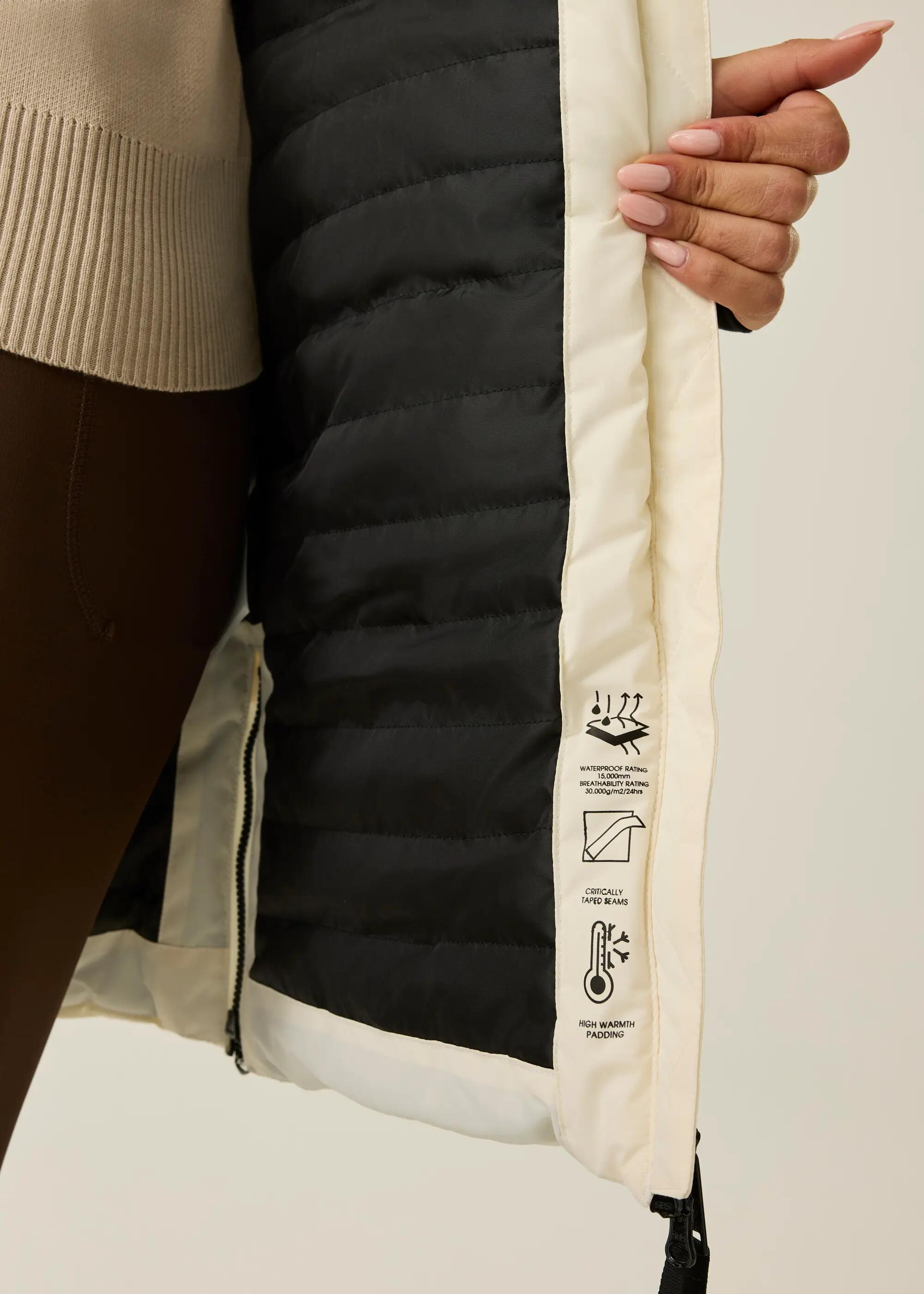 Damen Glacier Longline gepolsterte Jacke 6/6