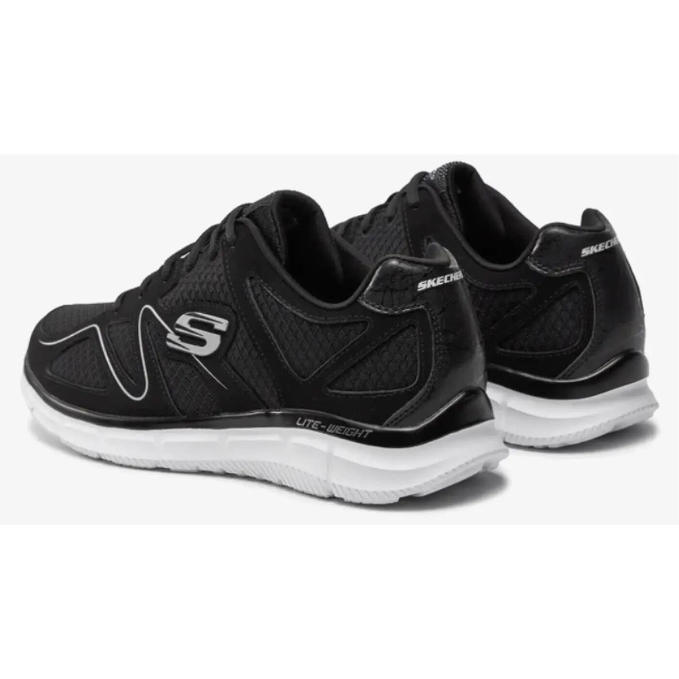 SKECHERS SATISFACTION- FLASH Buty sportowe męskie Skechers 58350-BKW 45 4/4