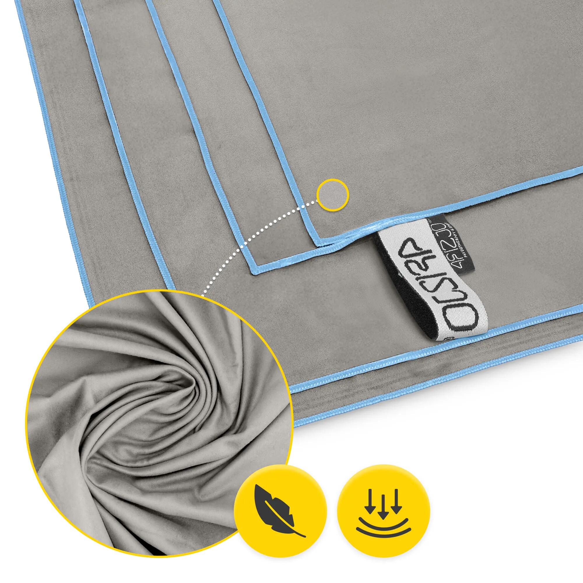 Telo mare spiaggia piscina XL microfibra asciugatura rapida 180x100 4FIZJO 8/12