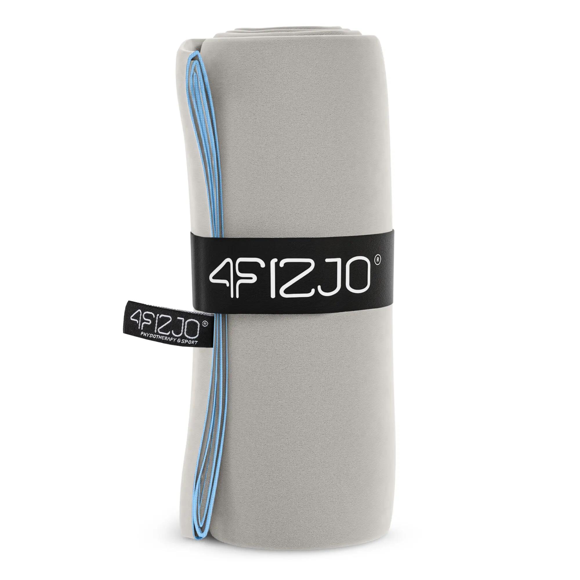 Telo asciugamano sport campeggio microfibra asciugatura rapida 130x75 4FIZJO 11/12