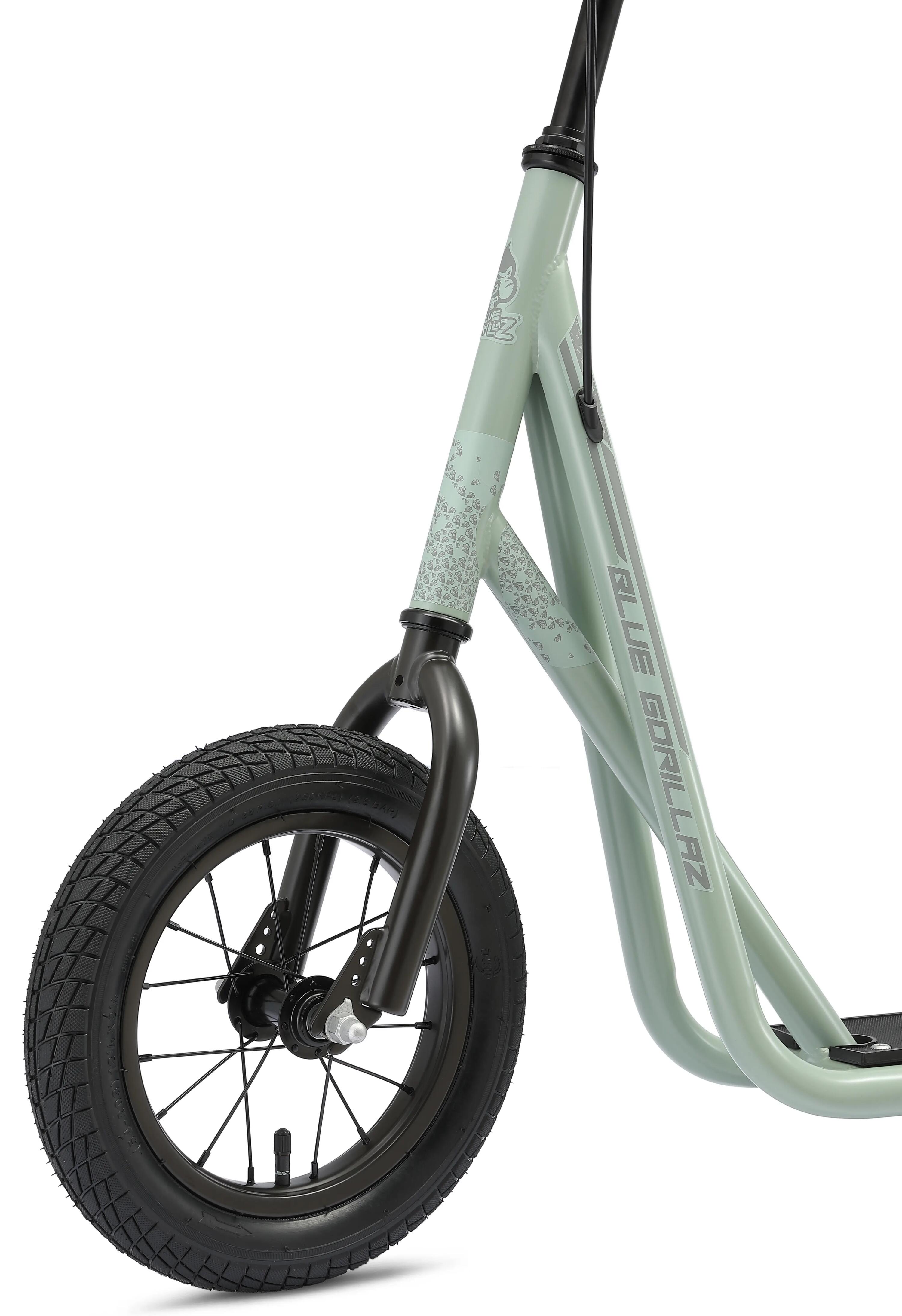 Patinete de ruedas grandes 12", para niños de 8 años, neumáticos de aire, Sport 6/9