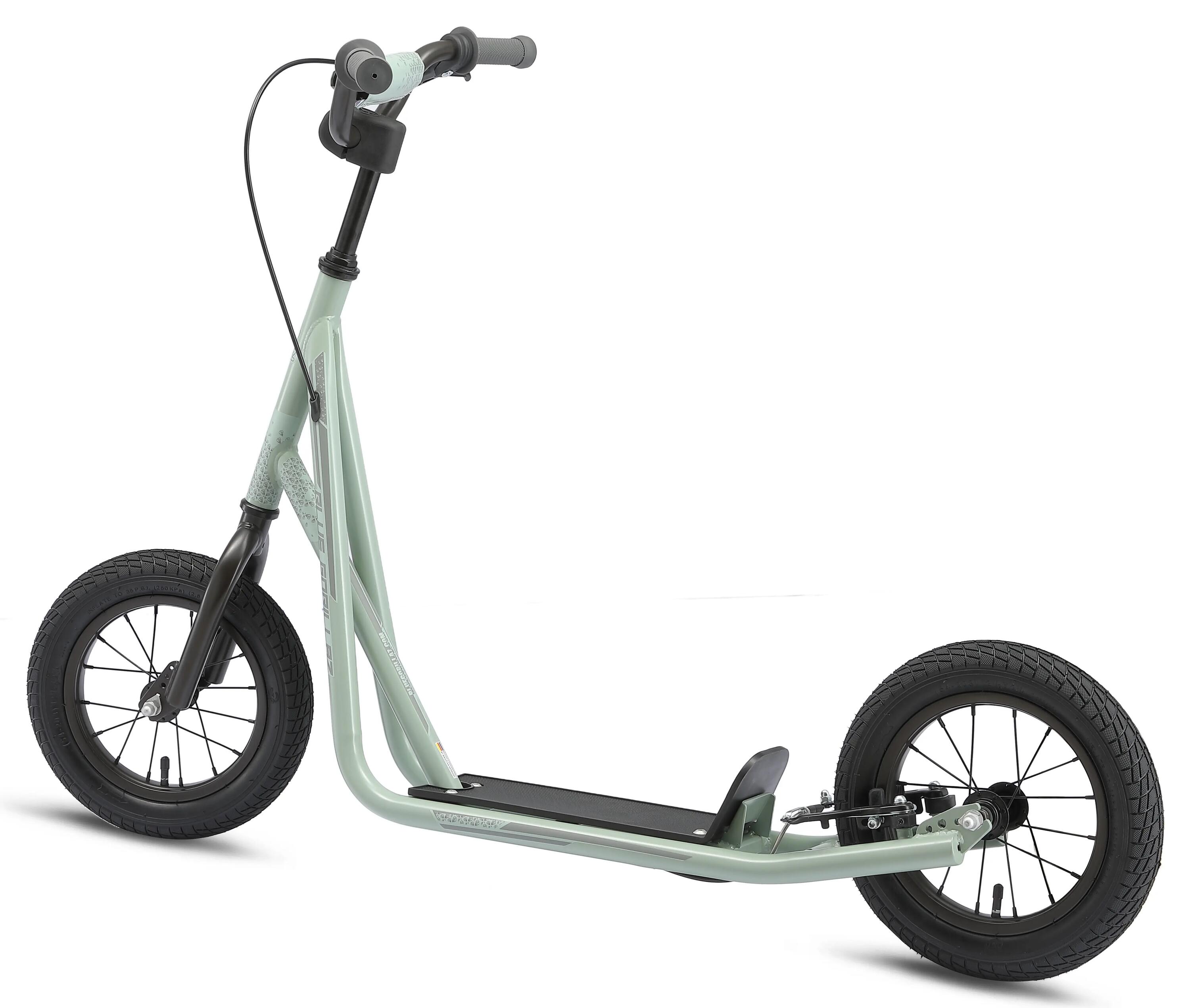 Patinete de ruedas grandes 12", para niños de 8 años, neumáticos de aire, Sport 5/9