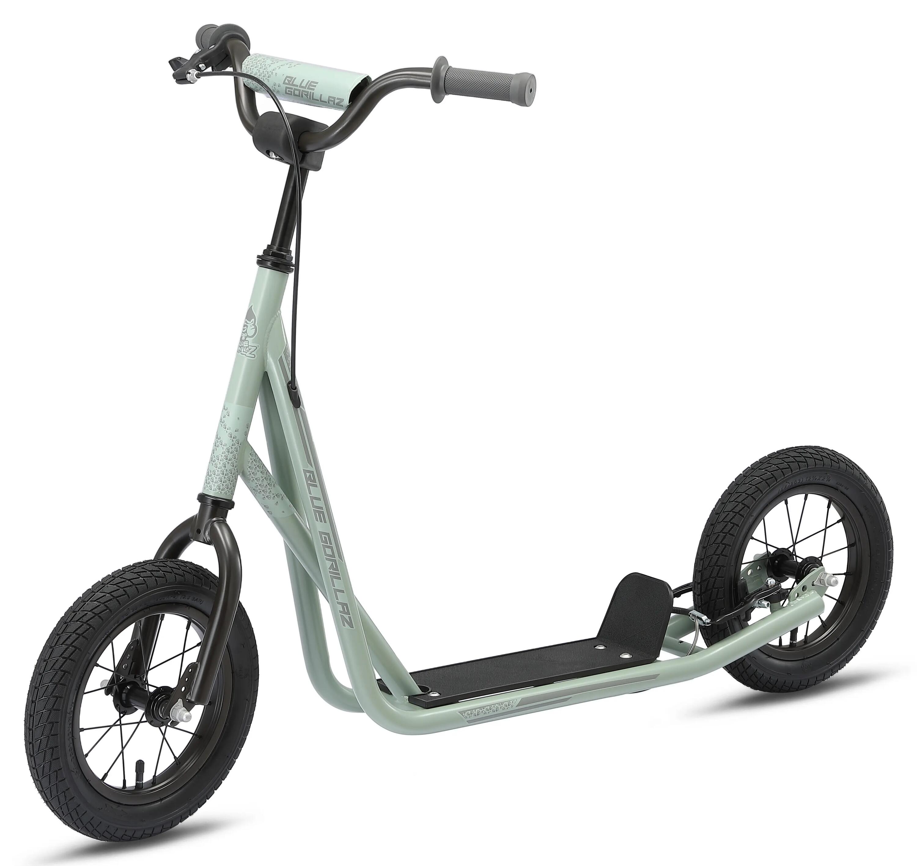 Patinete de ruedas grandes 12", para niños de 8 años, neumáticos de aire, Sport 4/9