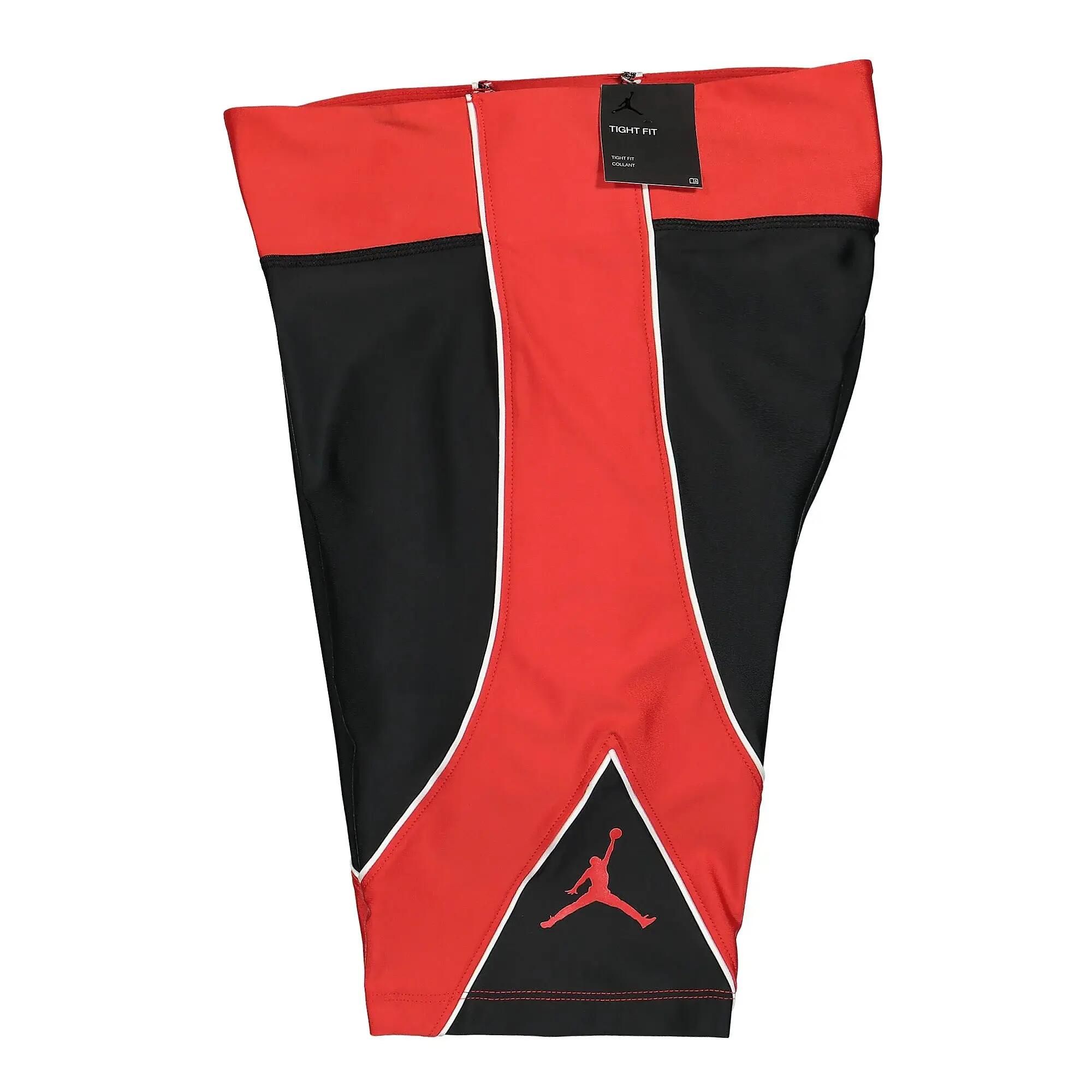 Damskie szorty ESSENTIAL QUAI 54 BIKE SHORTS BLACK / UNIVERSITY RED / UNIVERSITY 3/3