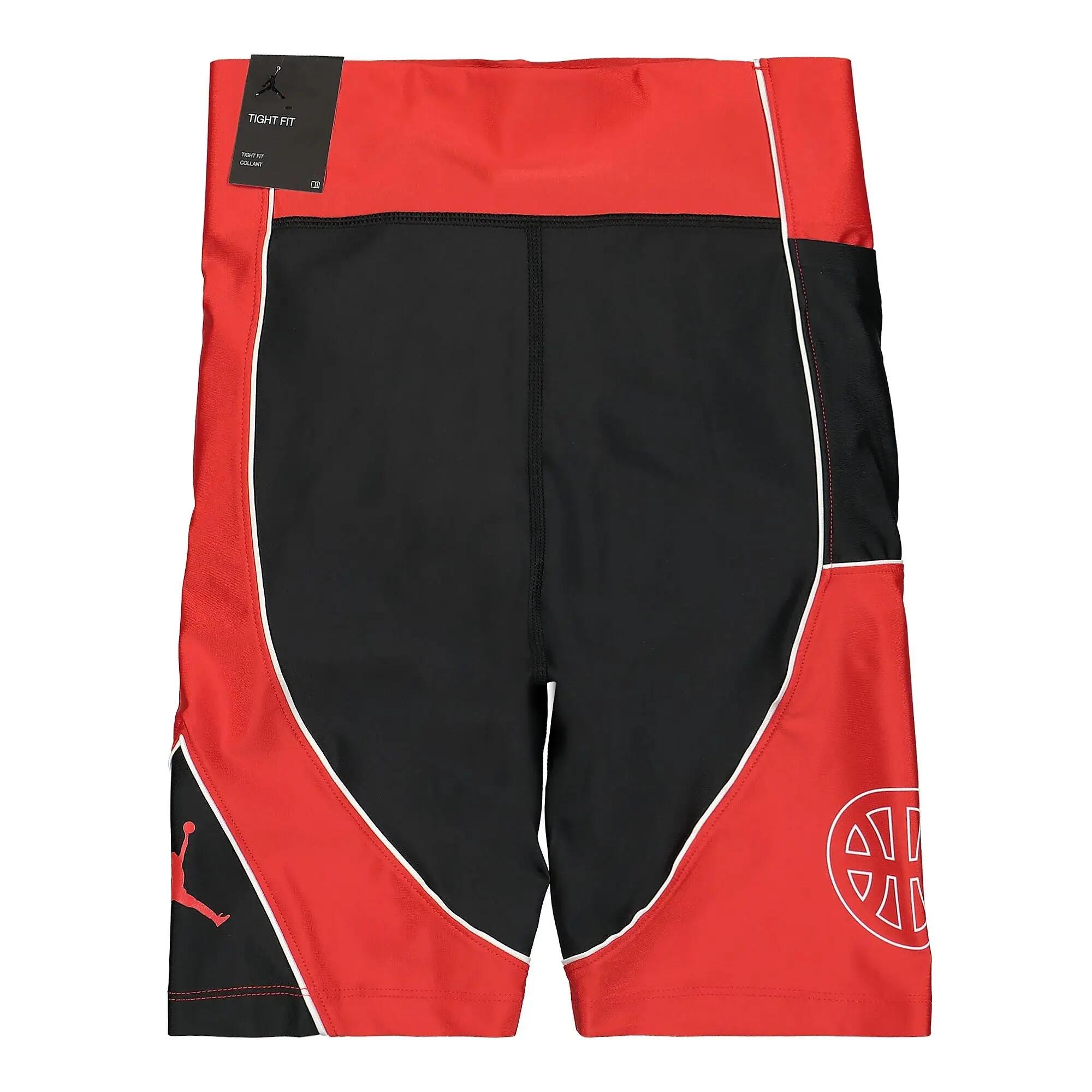 Damskie szorty ESSENTIAL QUAI 54 BIKE SHORTS BLACK / UNIVERSITY RED / UNIVERSITY 2/3