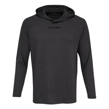 CCM Long Sleeve Premium Training Hoodie Noir adulte