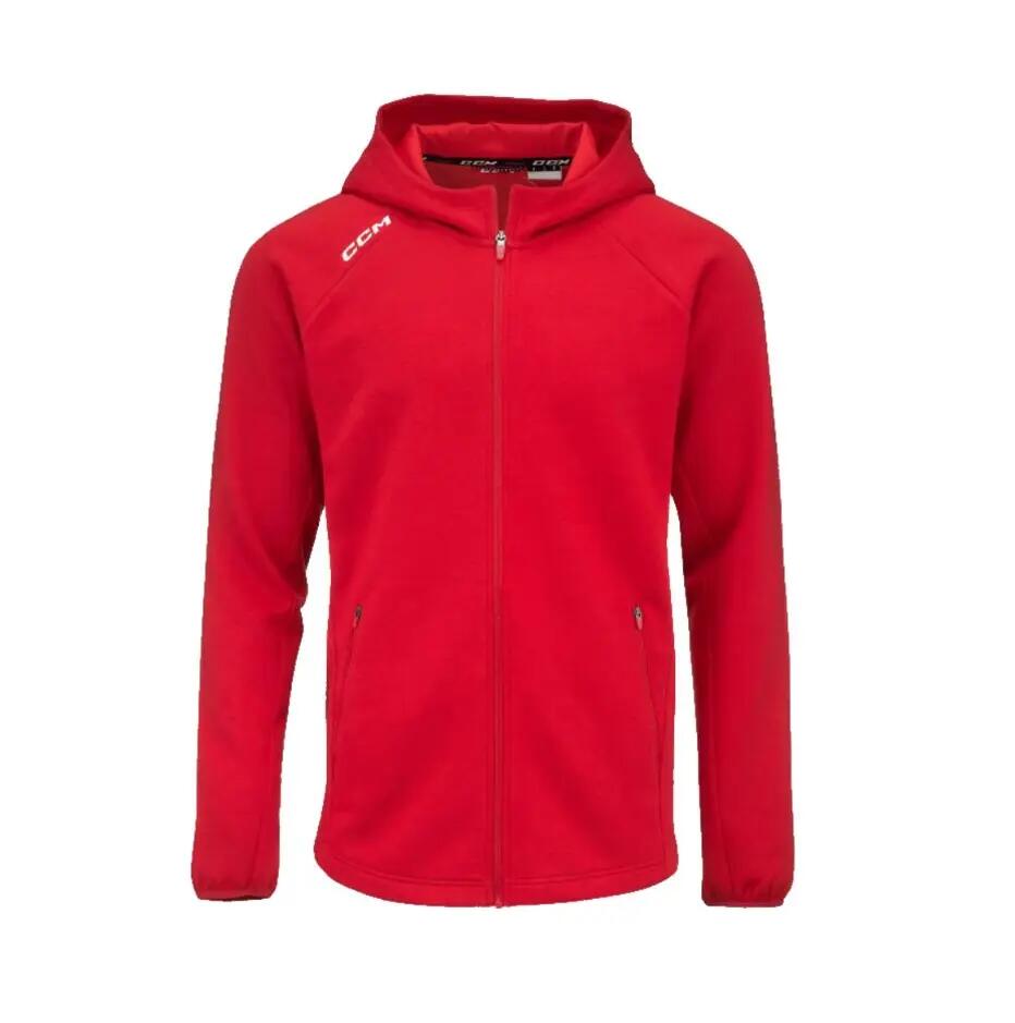 CCM Mikina Locker Room Full Zip Hoodie 2022 JR