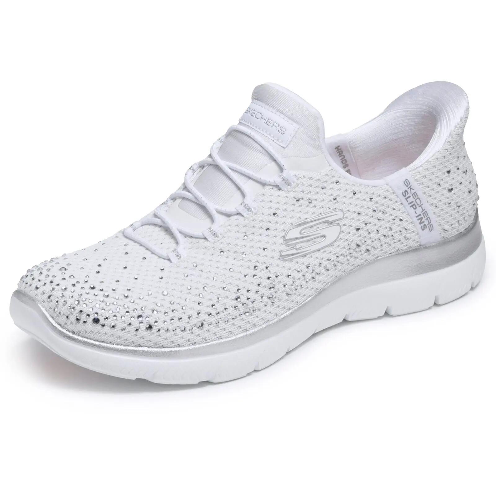 Tênis Brancos Skechers Women's Summits Brilliant Shine 5/5