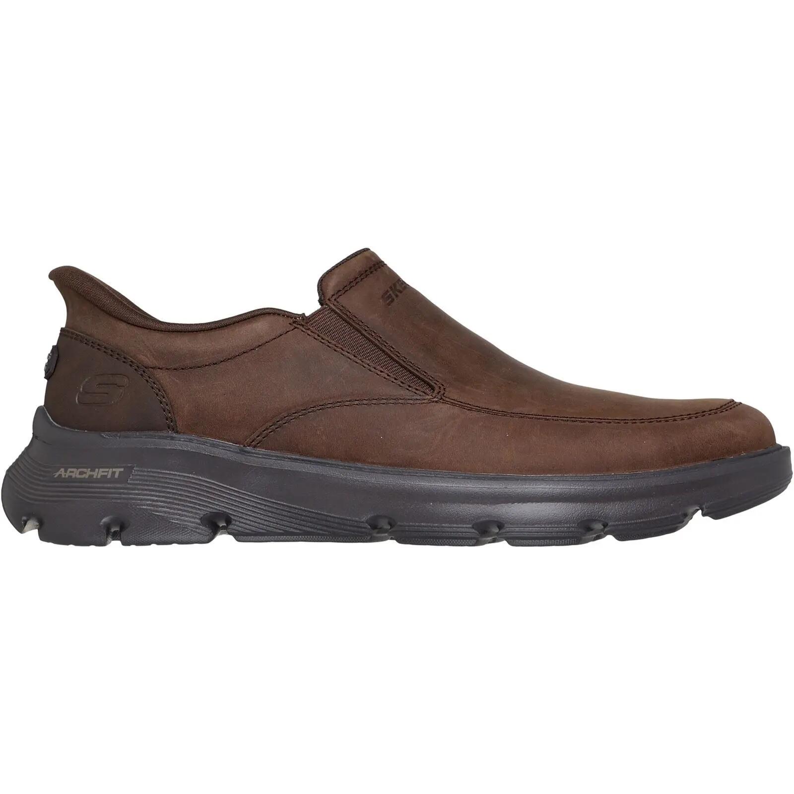 Zapatos Skechers Hombre Arch Fit Garza Umar Marrón 5/5
