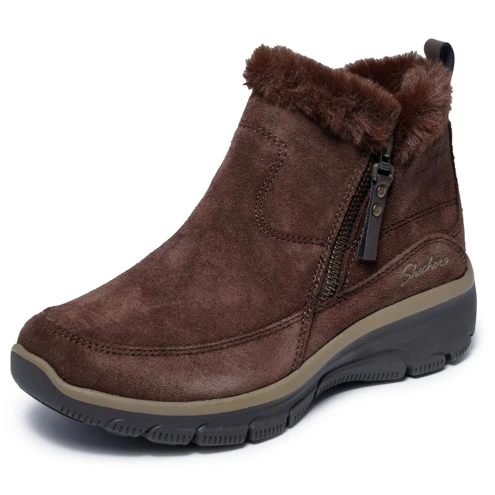 Botins Mulher Skechers 167862_CHOC Marrons Resistente à Água com Zíper 6/6