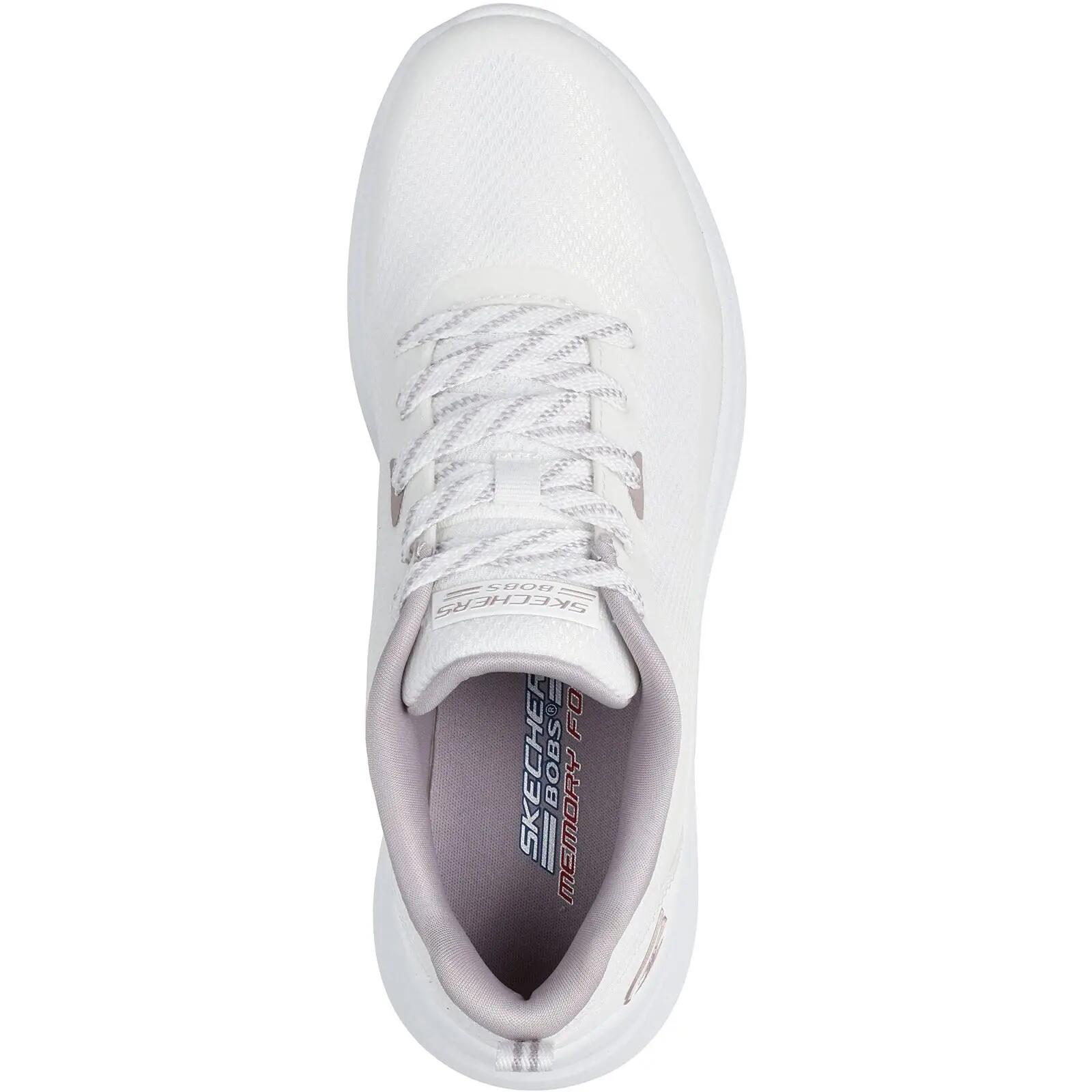 Deportivas Casual Mujer Suela Plana - Modelo 117730 Blanco 3/6