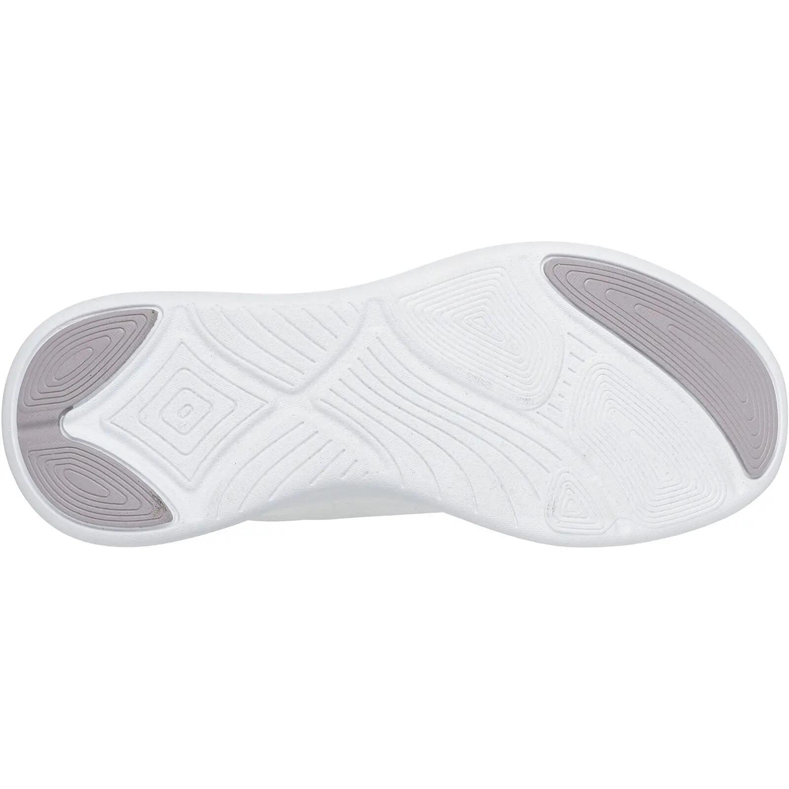 Deportivas Casual Mujer Suela Plana - Modelo 117730 Blanco 2/6