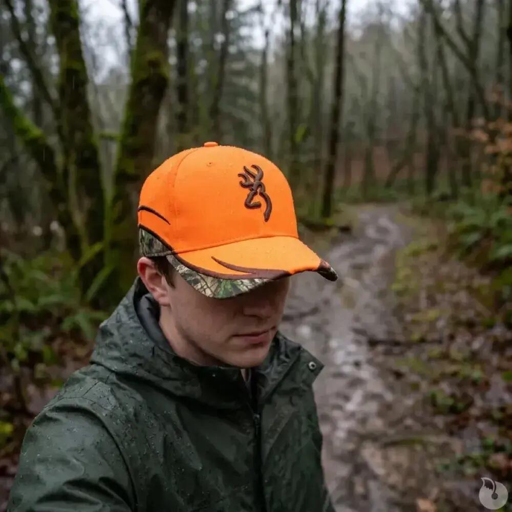 Casquette Ranger polyester ripstop orange blaze taille unique 3/5