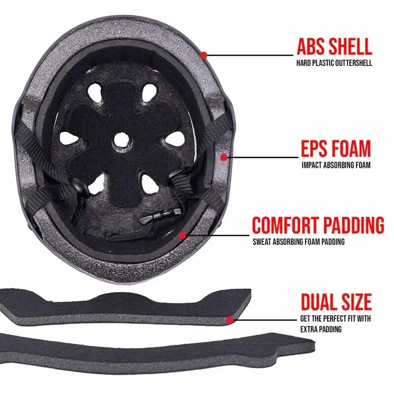 Casco Skate Bmx Stunt Scooter Basic 6/7