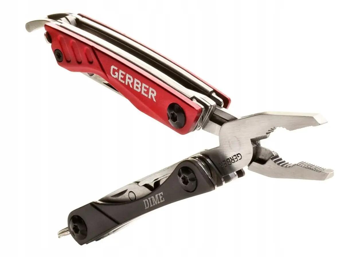 Multitool Gerber Dime czerwony 5/5