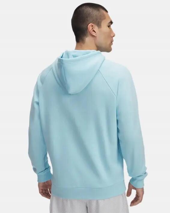 Bluza nierozpinana z kapturem męska błękitna Under Armour 3XL 2/7