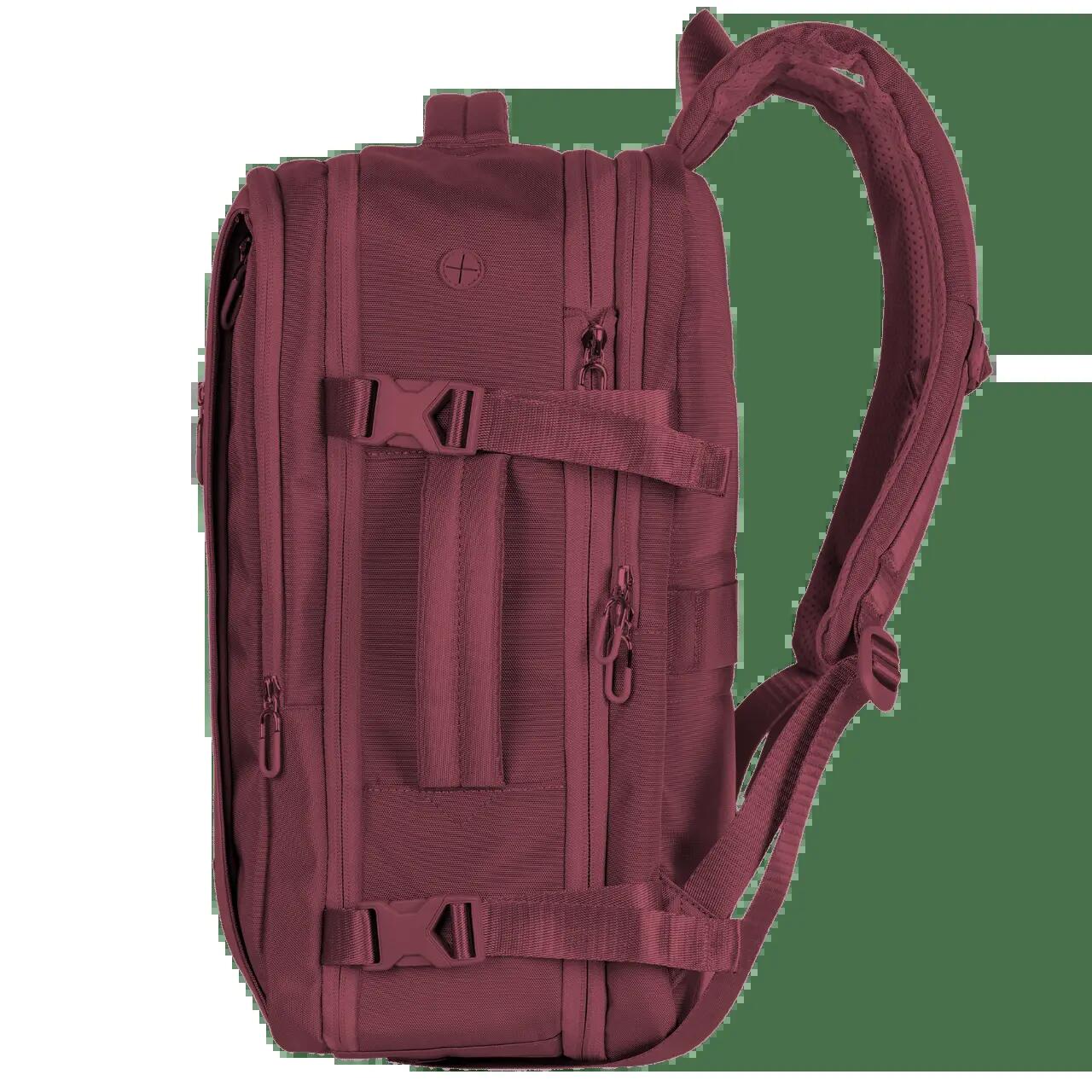 WINGS multifunctionele rugzak SKYLARK uitbreidbaar BURGUNDY 8/8