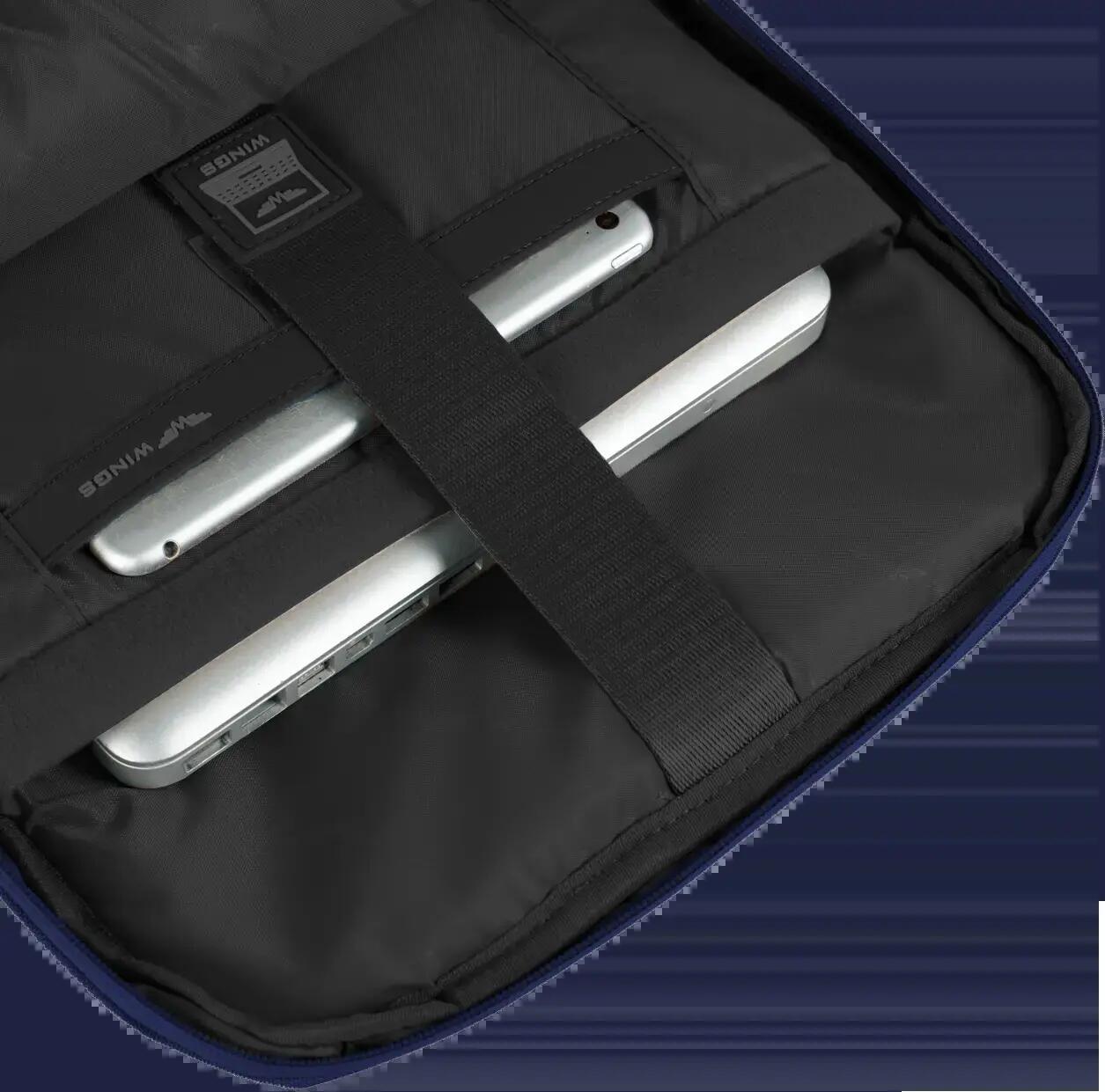WINGS multifunctionele rugzak SKYLARK uitbreidbaar BLUE 8/10