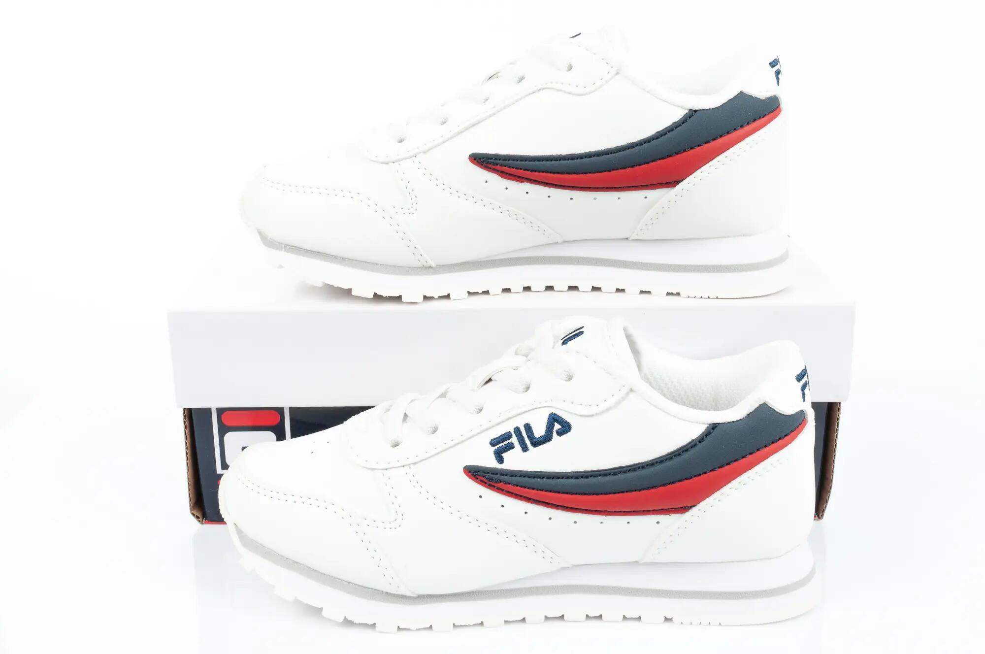 Fila Orbit Low Kids White/Dress Blue Blanco 10/10
