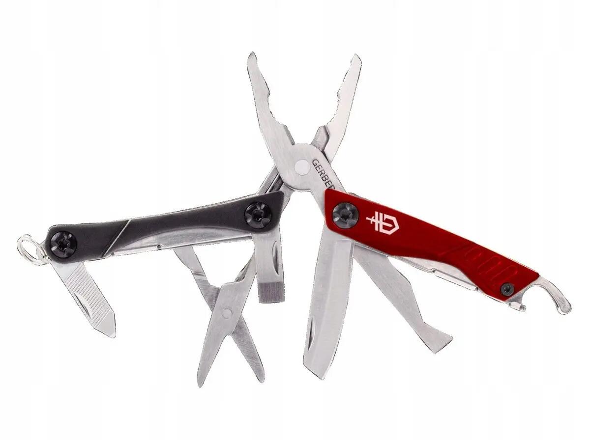 Multitool Gerber Dime czerwony 3/5