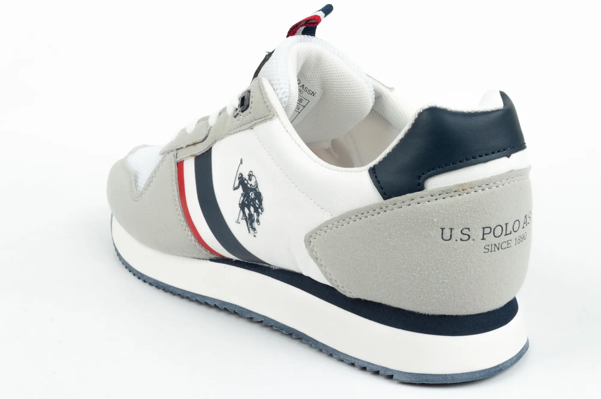 Buty sportowe U.S. Polo ASSN. NOBIL006-WHI 5/10
