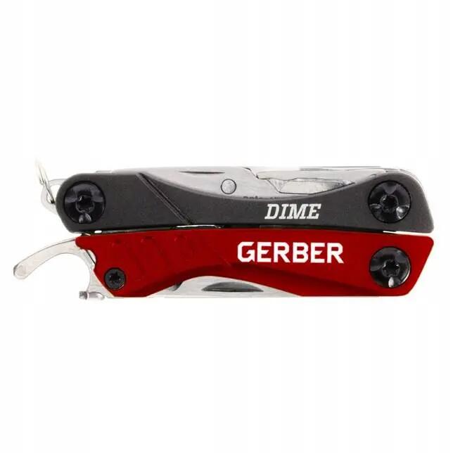 Multitool Gerber Dime czerwony 2/5