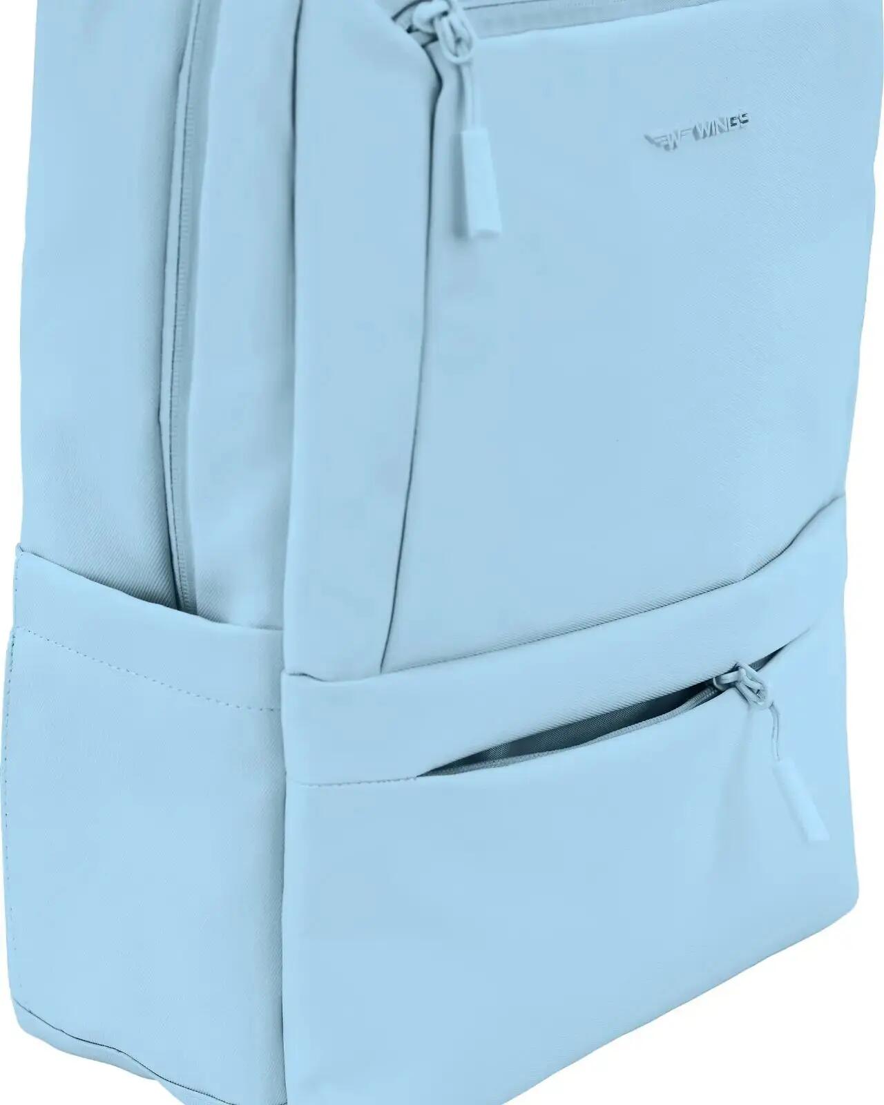 Plecak Kabinowy Wings Bagaż Na Laptop I Systemem Wentylacji Pastel Blue 8/10
