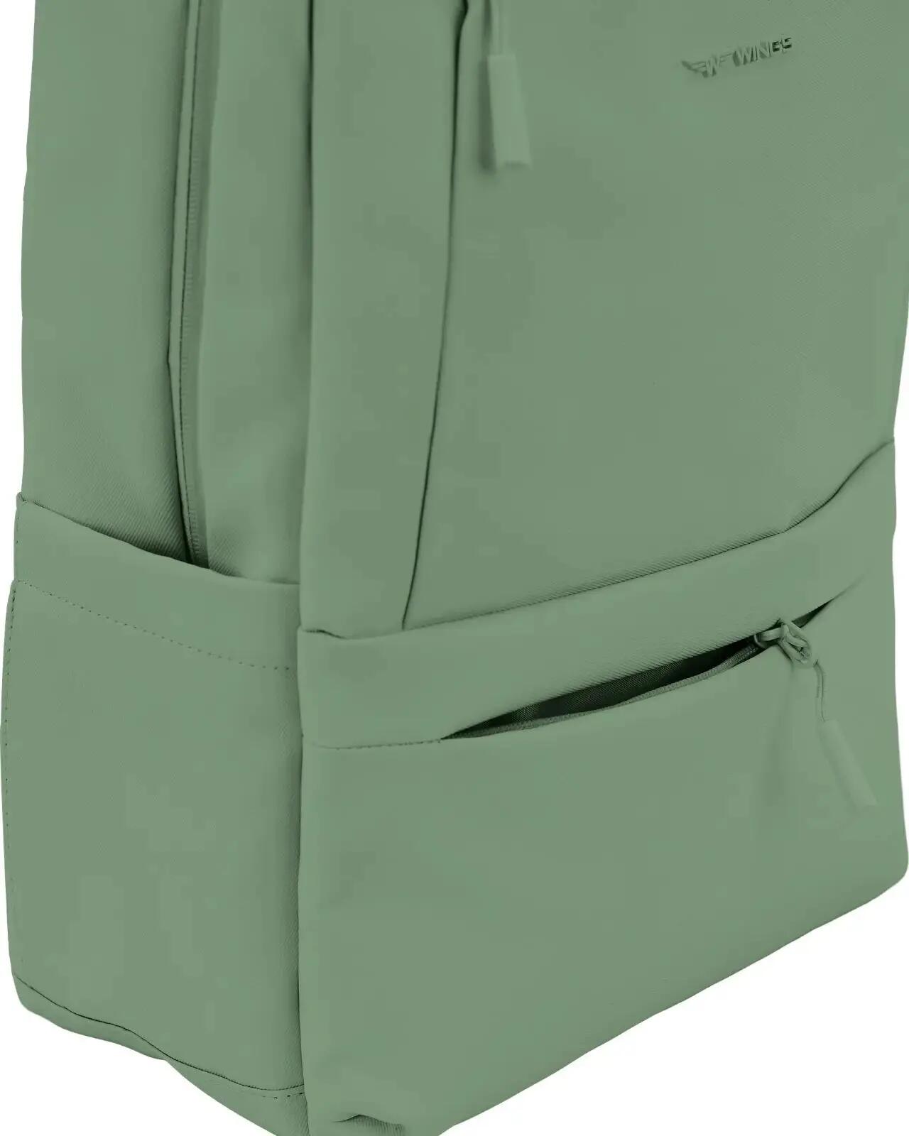 Sac à dos cabine WINGS CBP003 bagage à main Ryanair et Wizz Air VERT ARMÉE 8/10