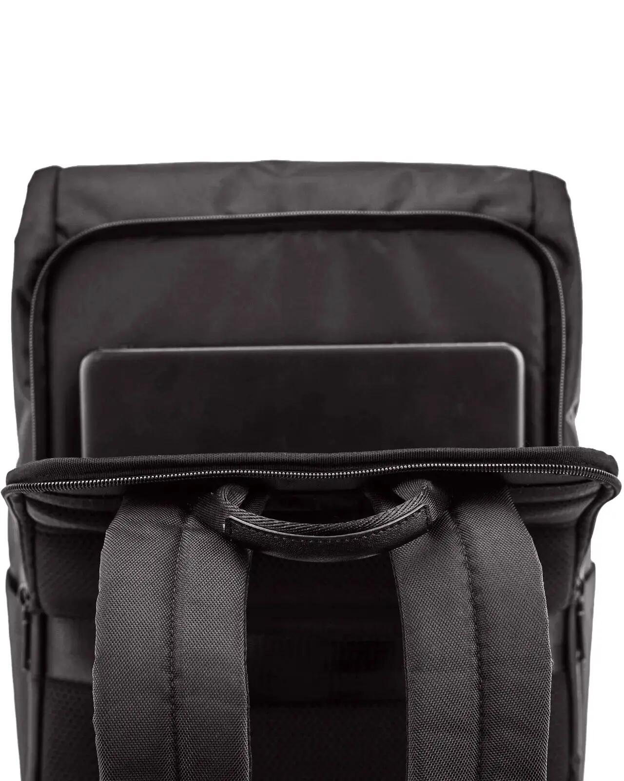 BRANT WINGS herenrugzak voor 17 inch laptop, reisrugzak 22L ZWART 8/10