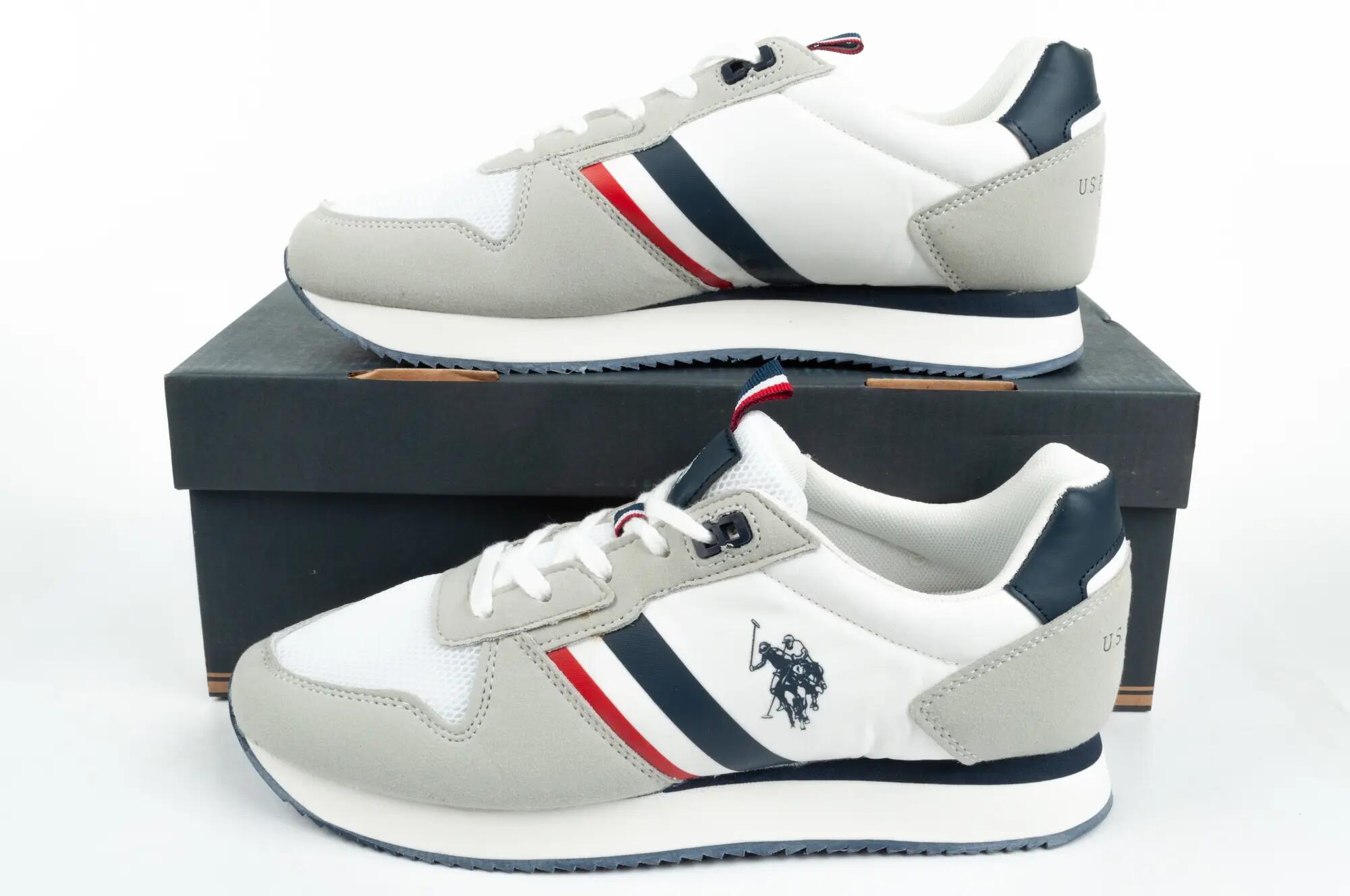 Buty sportowe U.S. Polo ASSN. NOBIL006-WHI 10/10