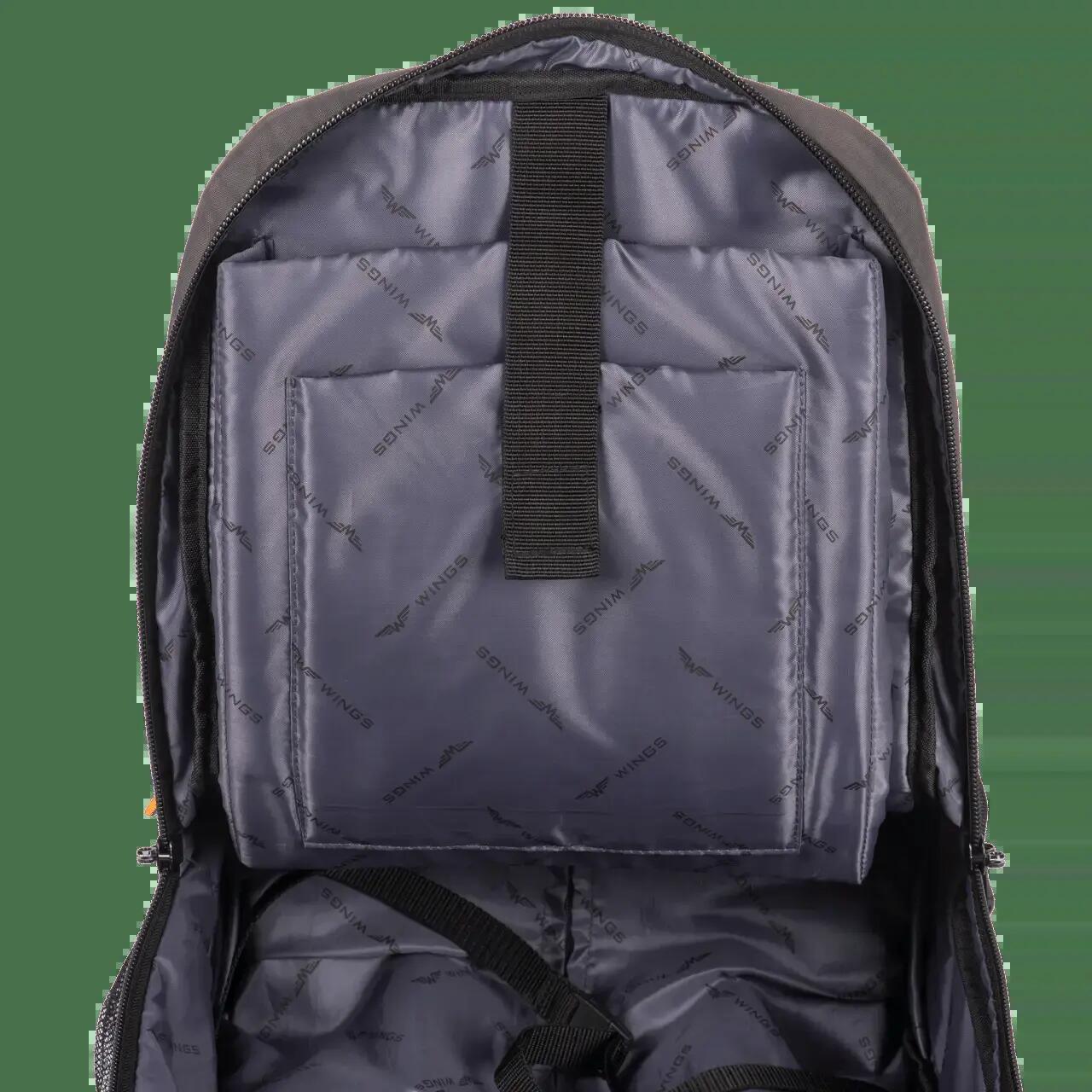 WINGS Plecak z funkcją torby na kółkach TURNSTONE 1816 Dark Grey 9/10