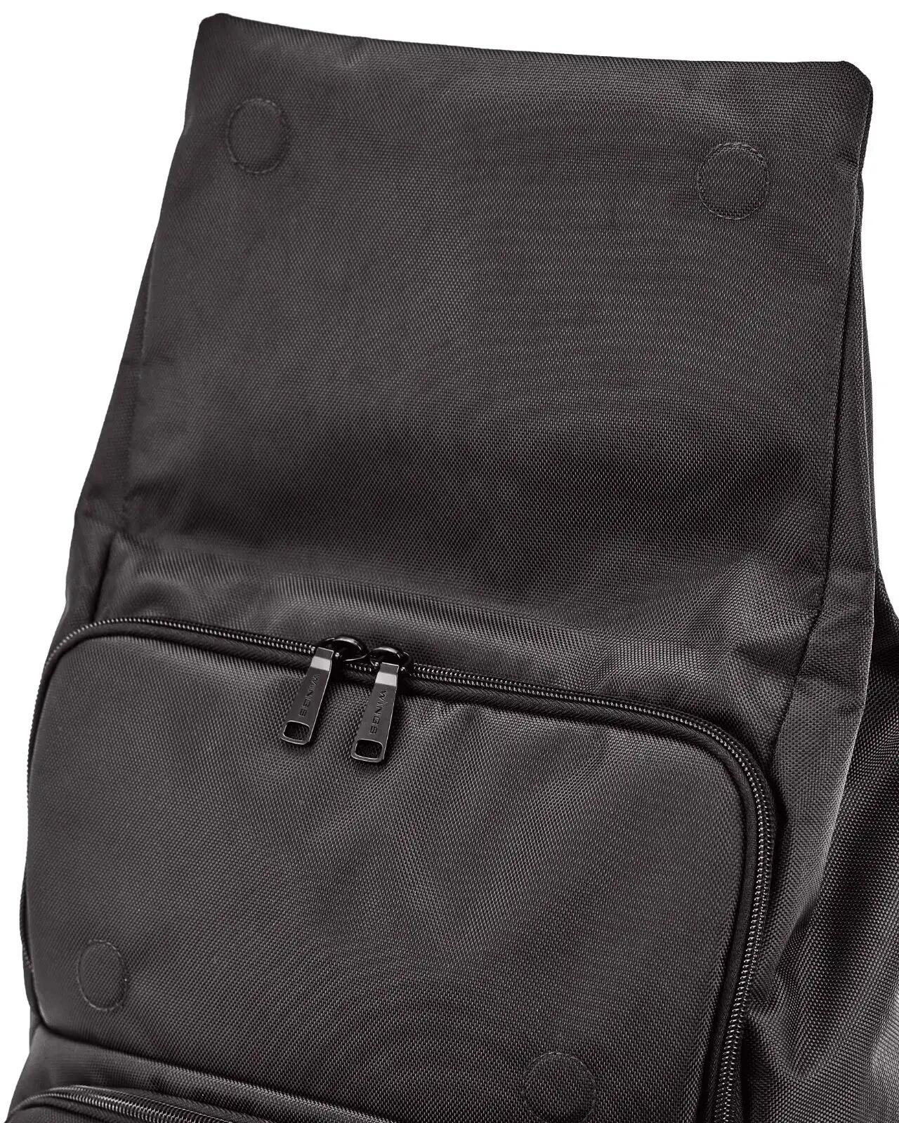 BRANT WINGS herenrugzak voor 17 inch laptop, reisrugzak 22L ZWART 7/10
